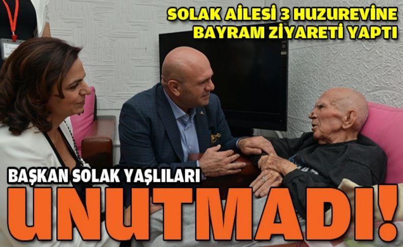 Başkan Solak yaşlıları unutmadı!