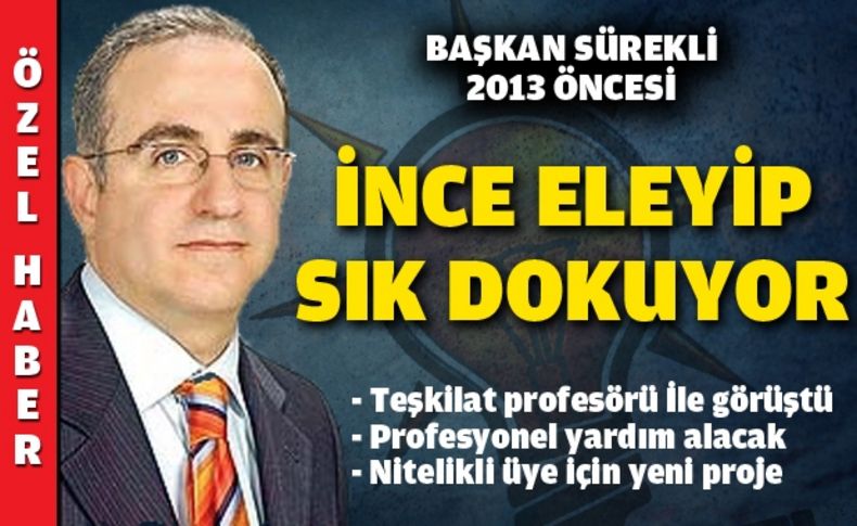 Başkan Sürekli 2013 öncesi ince eleyip sık dokuyor