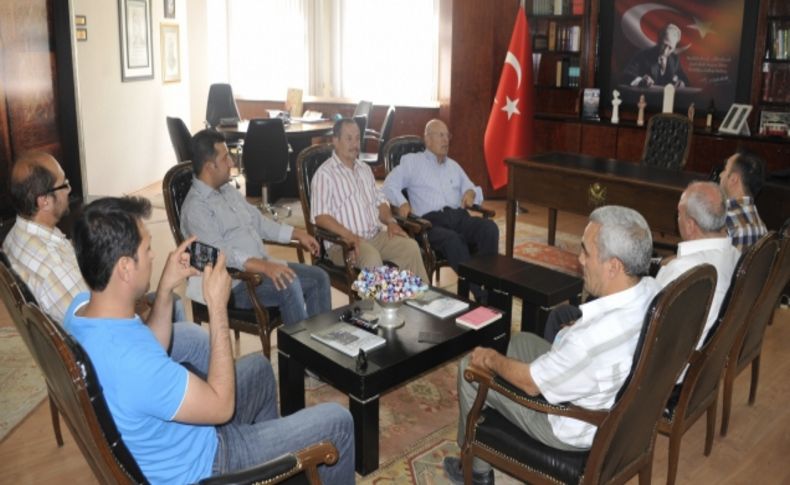 Başkan Uğurlu'ya Hollandalı gurbetçilerden ziyaret