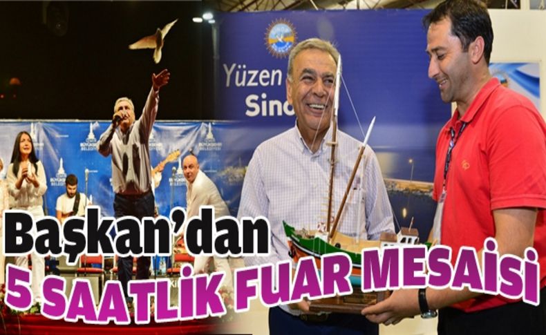 Başkan'dan Fuar mesaisi