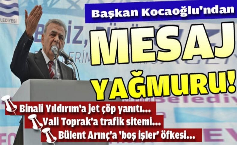 Başkan'dan mesaj yağmuru'