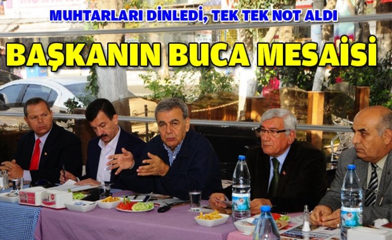 Başkan’ın Buca mesaisi