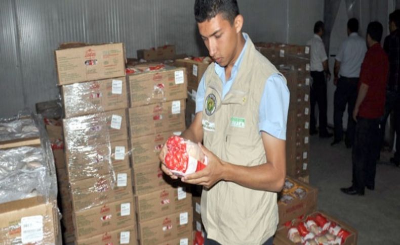 Başkentte 4,5 ton tavuk eti, 2 bin 500 adet yumurta imha edildi