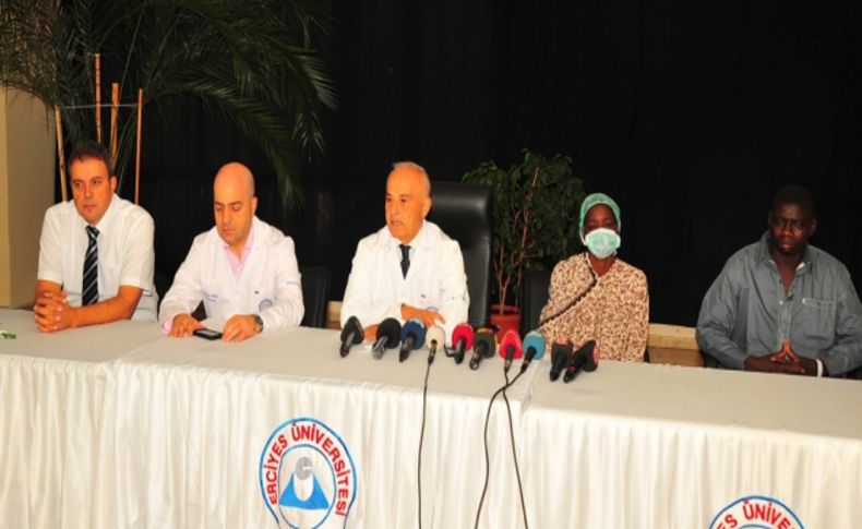 Batı Afrika ülkesi Burkina Faso’dan gelerek kız kardeşine böbreğini verdi