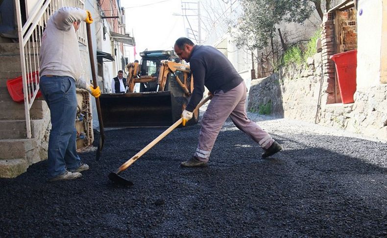 Bayraklı'da asfalt seferberliği