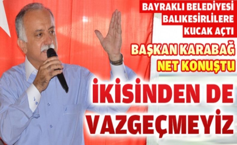 Bayraklı Belediye Başkanı Karabağ, Balıkesirlilerle kahvaltıda buluştu