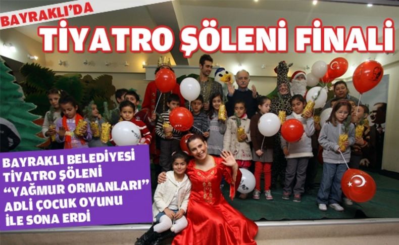 Bayraklı'da tiyatro şöleni sona erdi