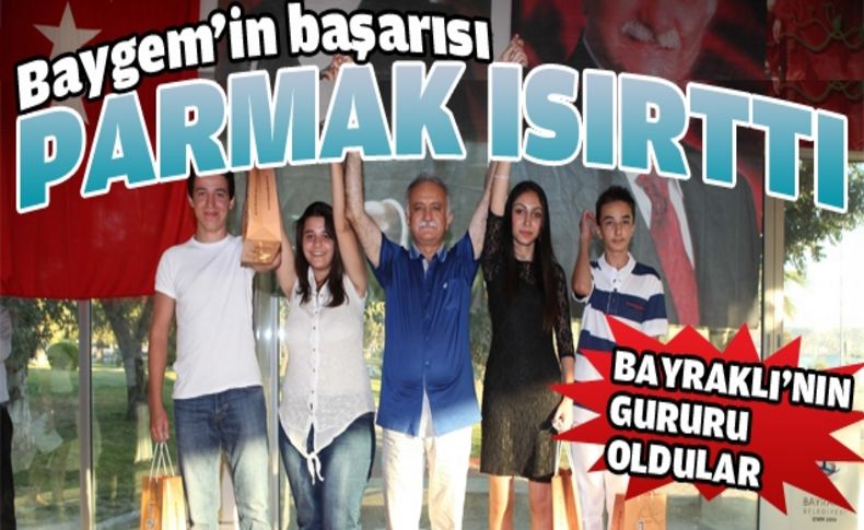 Bayraklı'nın gururu oldular