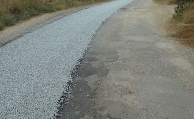 Bayram öncesi yol bakım çalışmaları