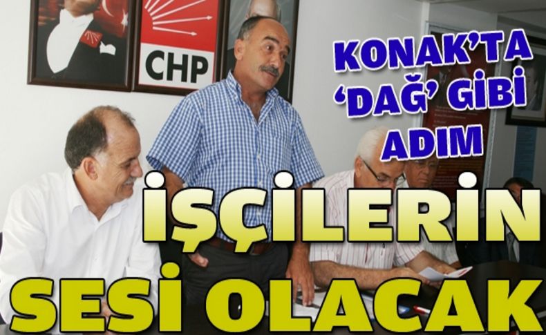 Konak Belediye işçisi, aday adaylığı başvurusu yaptı