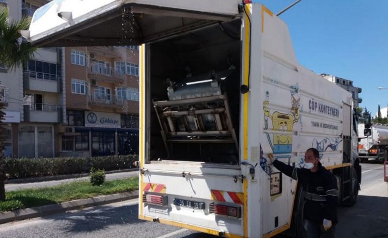 Bergama’da 5 bin çöp konteynerine köşe bucak temizlik