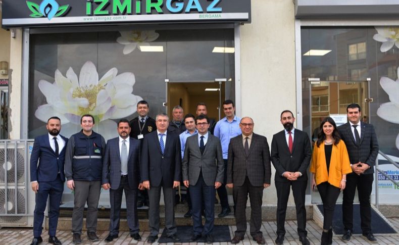 Bergama'da doğal gaz sevinci