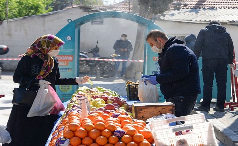 Bergama'da halk pazarı düzenlemesi!