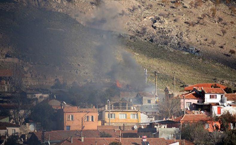 Bergama'da yangın paniği!