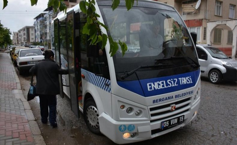 Bergama'da 'Engelsiz Taksi' dönemi