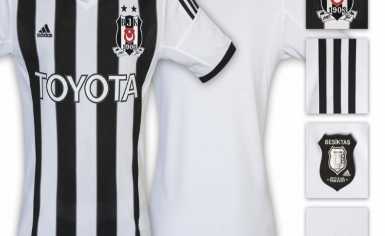 Beşiktaş’ın yeni çubuklu formaları taraftarın beğenisine sunuluyor