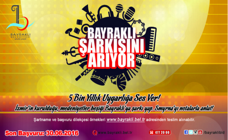 Bayraklı şarkısını arıyor: Birinciye 8 bin TL!