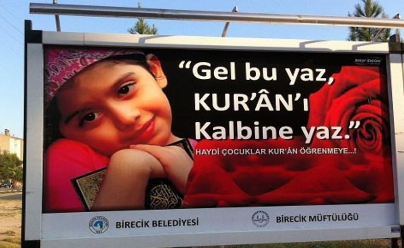 Bilbordlu tanıtımlar yaz Kur’an kurslarına ilgiyi artırdı