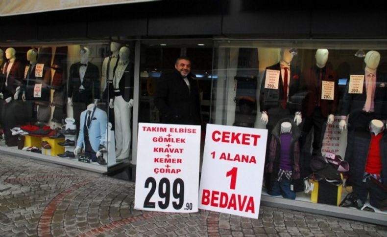 Tarihi çarşıda 'bir alana bir bedava' devri