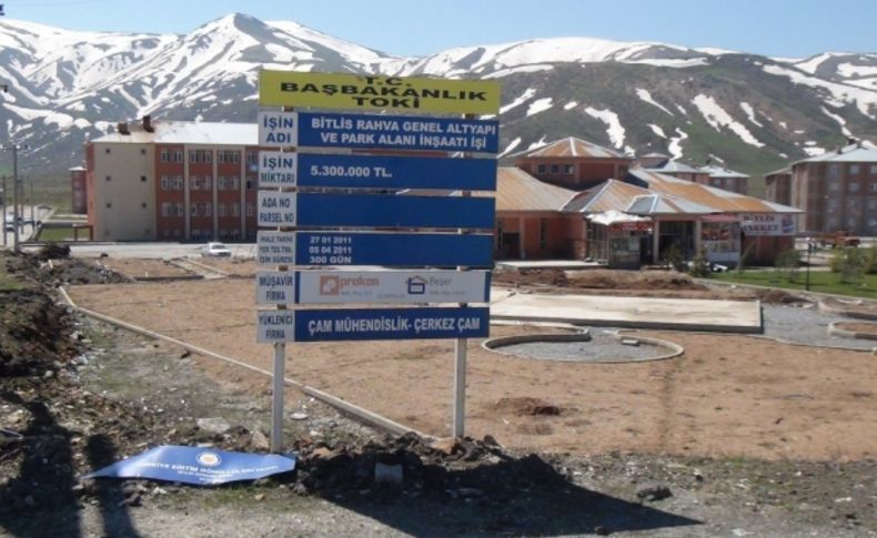 Bitlis’te TOKİ sakinlerine icra şoku