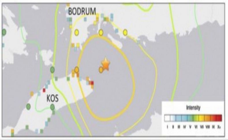 Bodrum'da deniz tabanı yarıldı