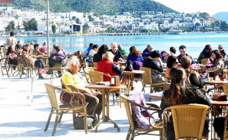 Bodrum'da güneş keyfi