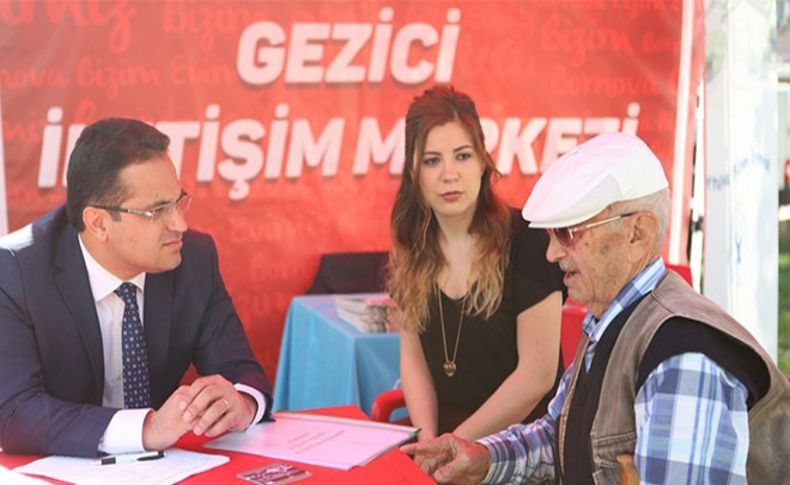 Bornova Belediyesi Gezici İletişim Merkezi ile vatandaşa daha yakın