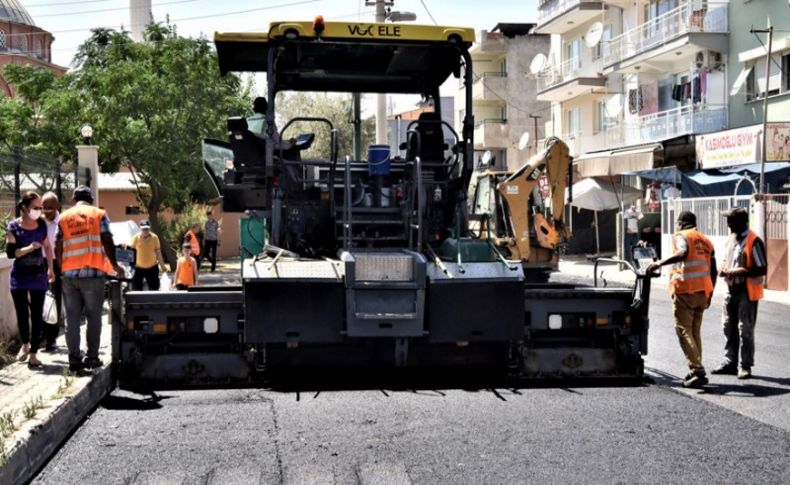 Bornova Belediyesi'nden asfalt seferberliği