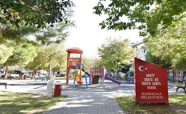 Bornova'da parklar yenileniyor