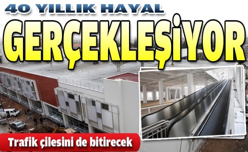 Bornova Merkez Pazaryeri açılış için gün sayıyor