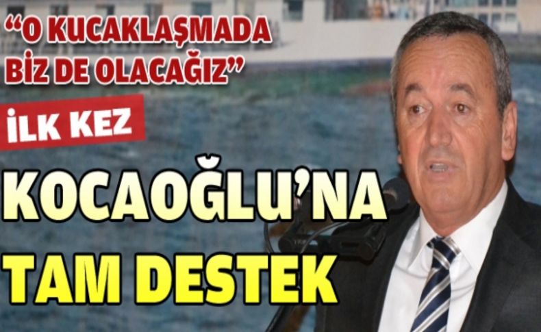 Bu kez eleştirmedi destek verdi