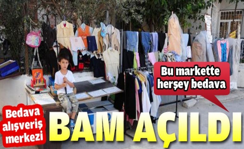 Bu markette herşey bedava