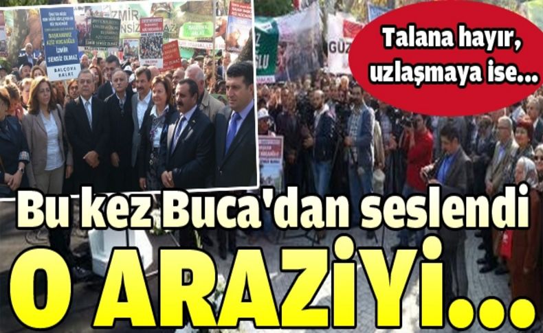 Buca Hasanağa Bahçesi açılışında gündem Sümerbank arazisiydi...