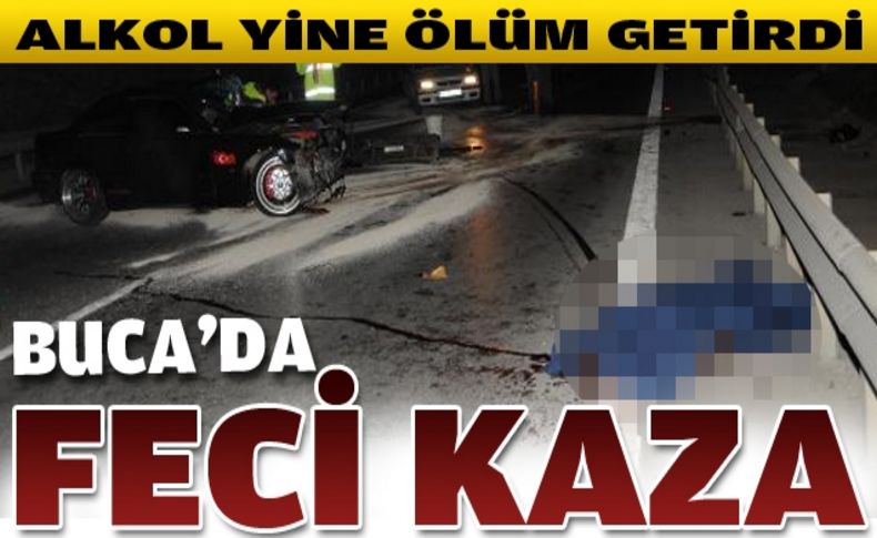 Buca'da feci kaza:1 ölü,3 yaralı