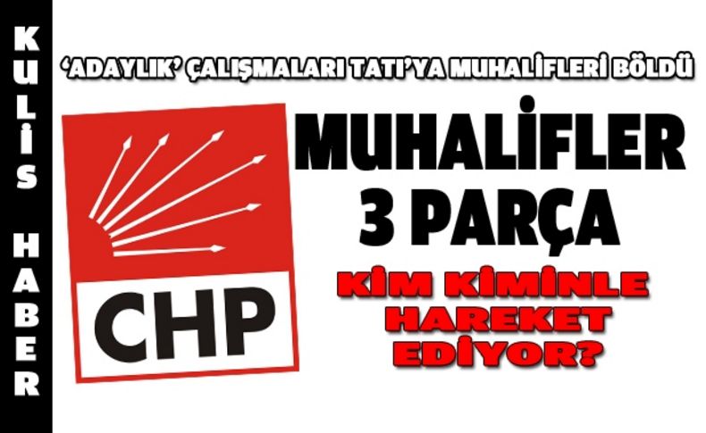 Buca'da muhalifler üç parça