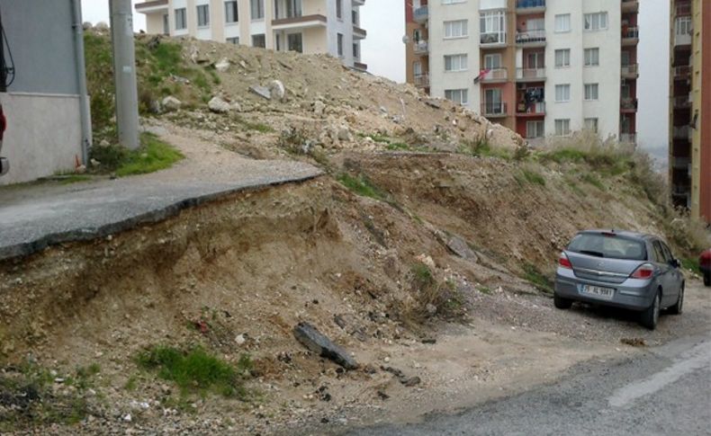 Buca'da heyelan tehlikesi ortadan kaldırıldı