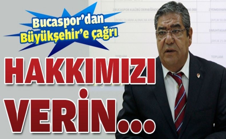 Bucaspor As Başkanı: Büyükşehir, söz verdiği 1 milyon 750 bin TL'yi yatırsın