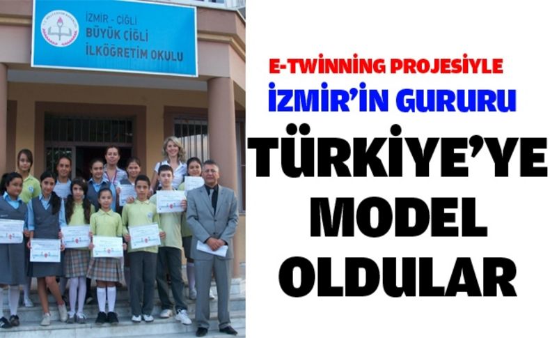 Büyükçiğli İlkokulu ‘E-Twinning’ projesiyle Türkiye’ye model oldu