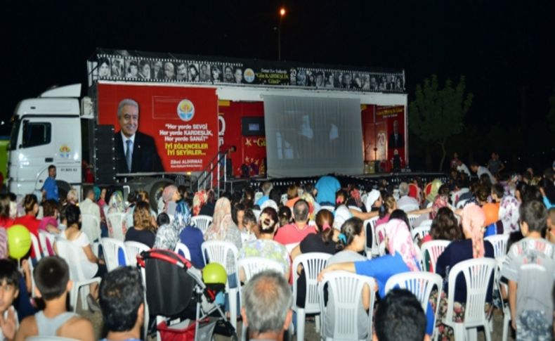 Büyükşehir Sanat TIR'ı Pınar Mahallesi’nde