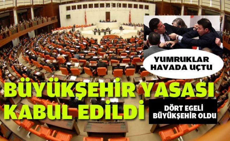 Büyükşehir Yasası kabul edildi