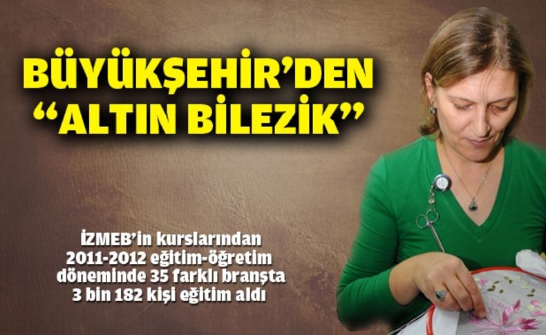 Büyükşehir’den “altın bilezik”