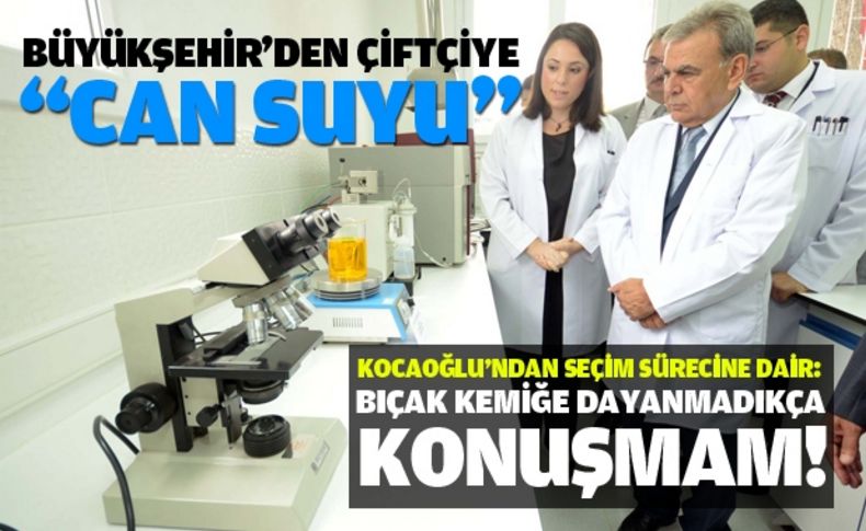 Büyükşehir’den çiftçiye “can suyu”