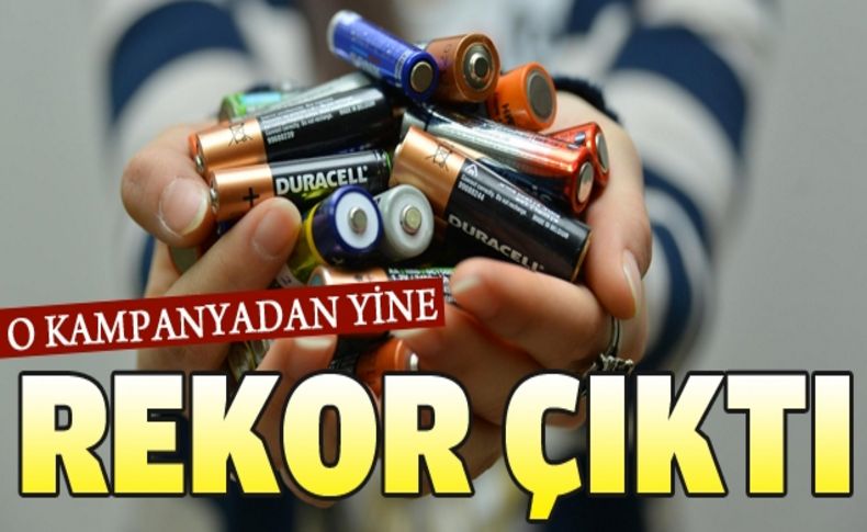 Büyükşehir'in Atık Pil Toplama Kampanyası'nda yine rekor