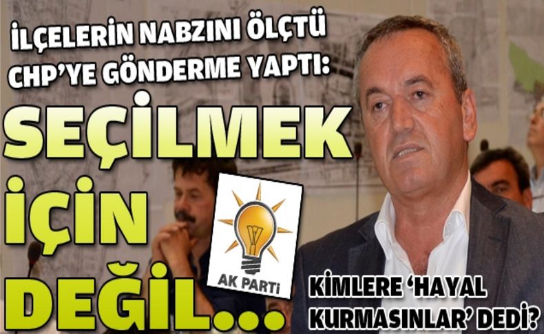 Çakar'dan adaylık süreci yorumu:Güzel bir görüntü veriyoruz!