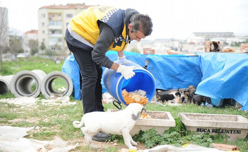 Buca'dan can dostlarına gıda desteği