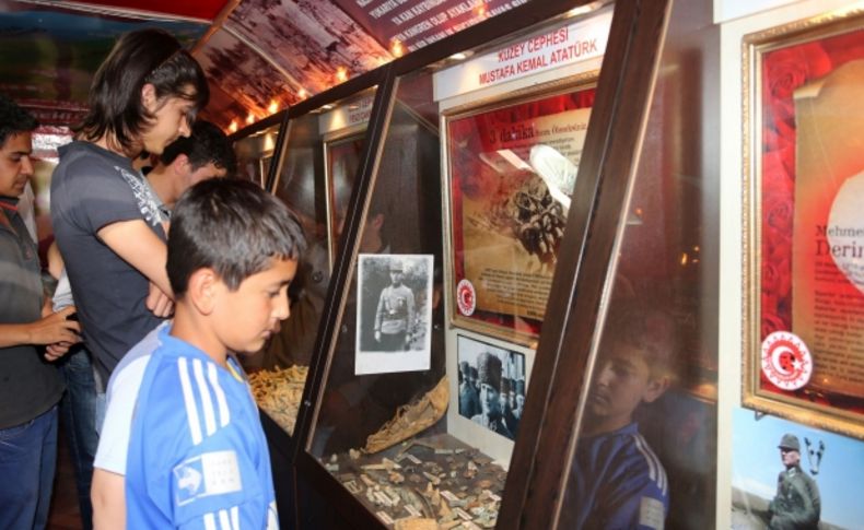 Çanakkale gezici müzesi Talas'ta