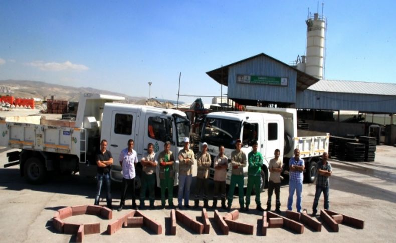 Çankaya Belediyesi ihtiyacı olan kaldırım taşlarını üretiyor