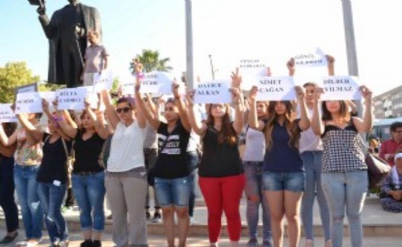 Cansu Kaya cinayeti protesto edildi