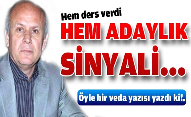 Cemil Şeboy'dan mesaj dolu veda yazısı