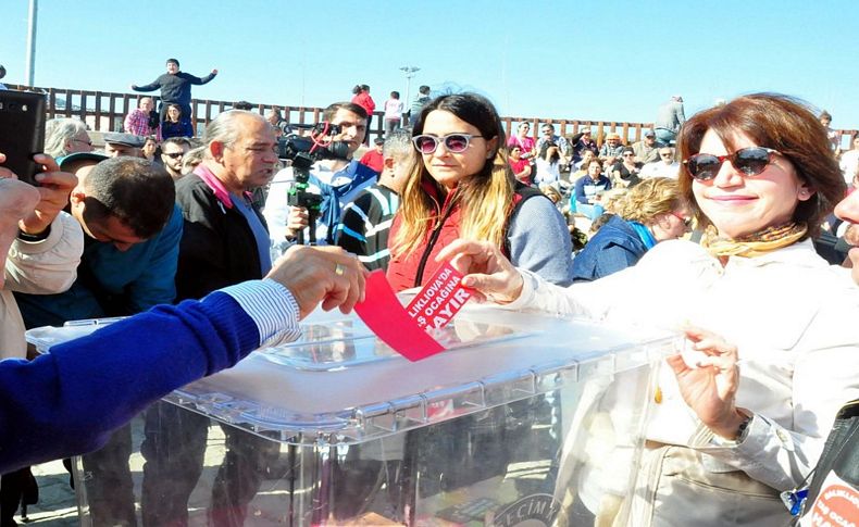 Cennette taş ocağına referandumla 'hayır' dediler